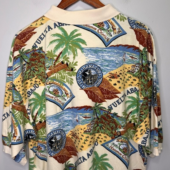 Kahala Hawaiian Islands Havana Cuba Cigar Tabacco Caribbean 100% Cotton Size XL - Picture 6 of 9